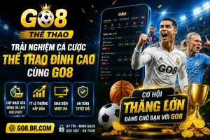 GO8 giao diện trang chủ trên điện thoại