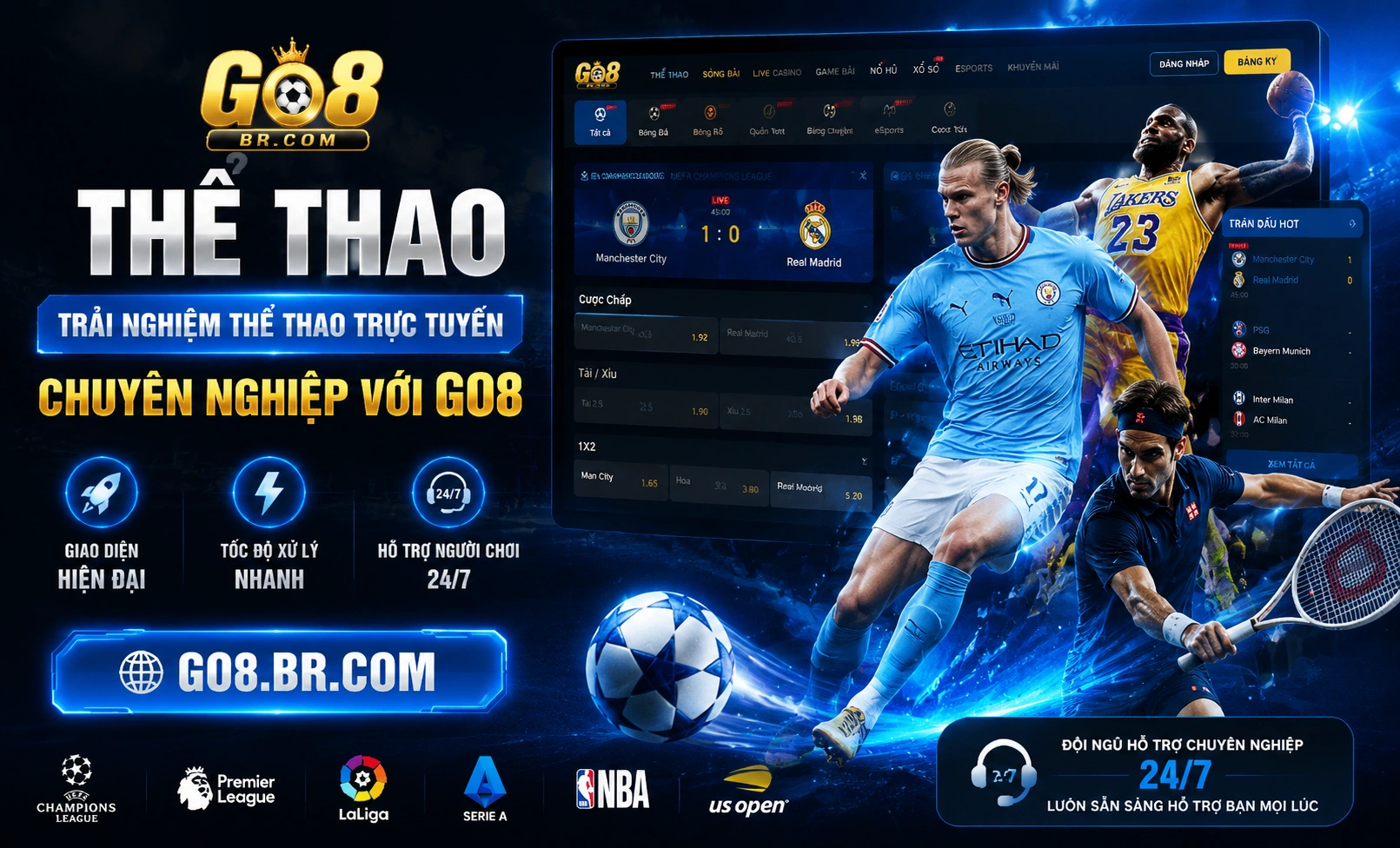 GO8 thể thao trực tuyến